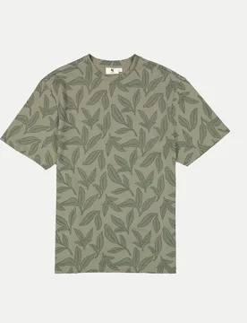 Garcia T-Shirt mit Aufdruck Grün M - Garcia - FashionsVida