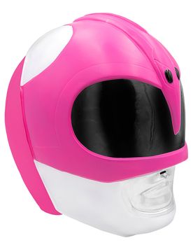 Power Rangers Maske für Erwachsene rosa