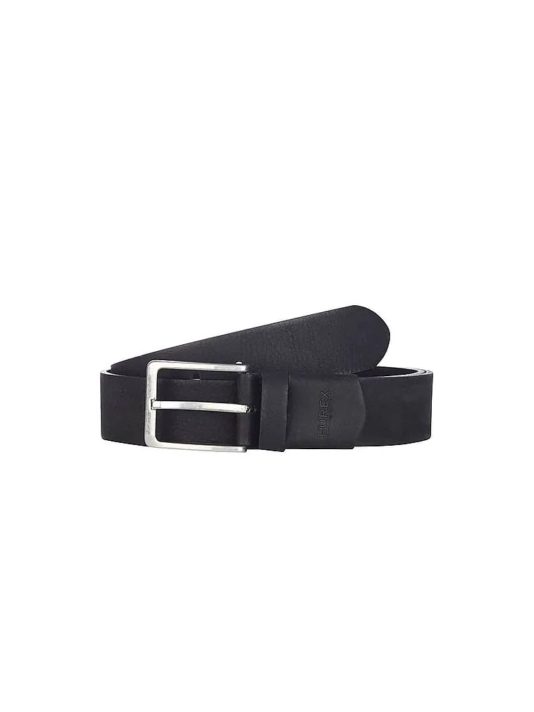 Ledergürtel schwarz 90 herren - EUREX - FashionsVida