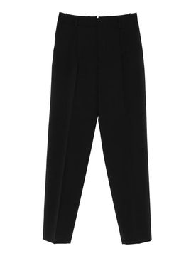 Pantaloni Beverly in lana plissettata