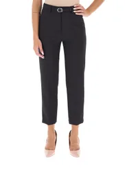 Pantalone con cintura NERO 48