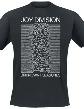 T-Shirt - Unknown pleasures - S bis XXL - für Männer - Größe L - schwarz - Lizenziertes Merchandise! - Männer - male - Joy Division - FashionsVida