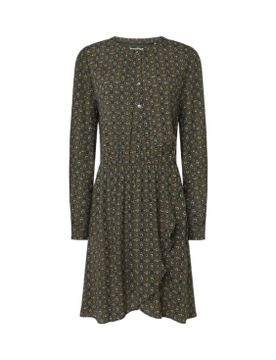 Para mujer. PL953622 Vestido Pernicia (XS), Casual, Viscosa, Manga larga