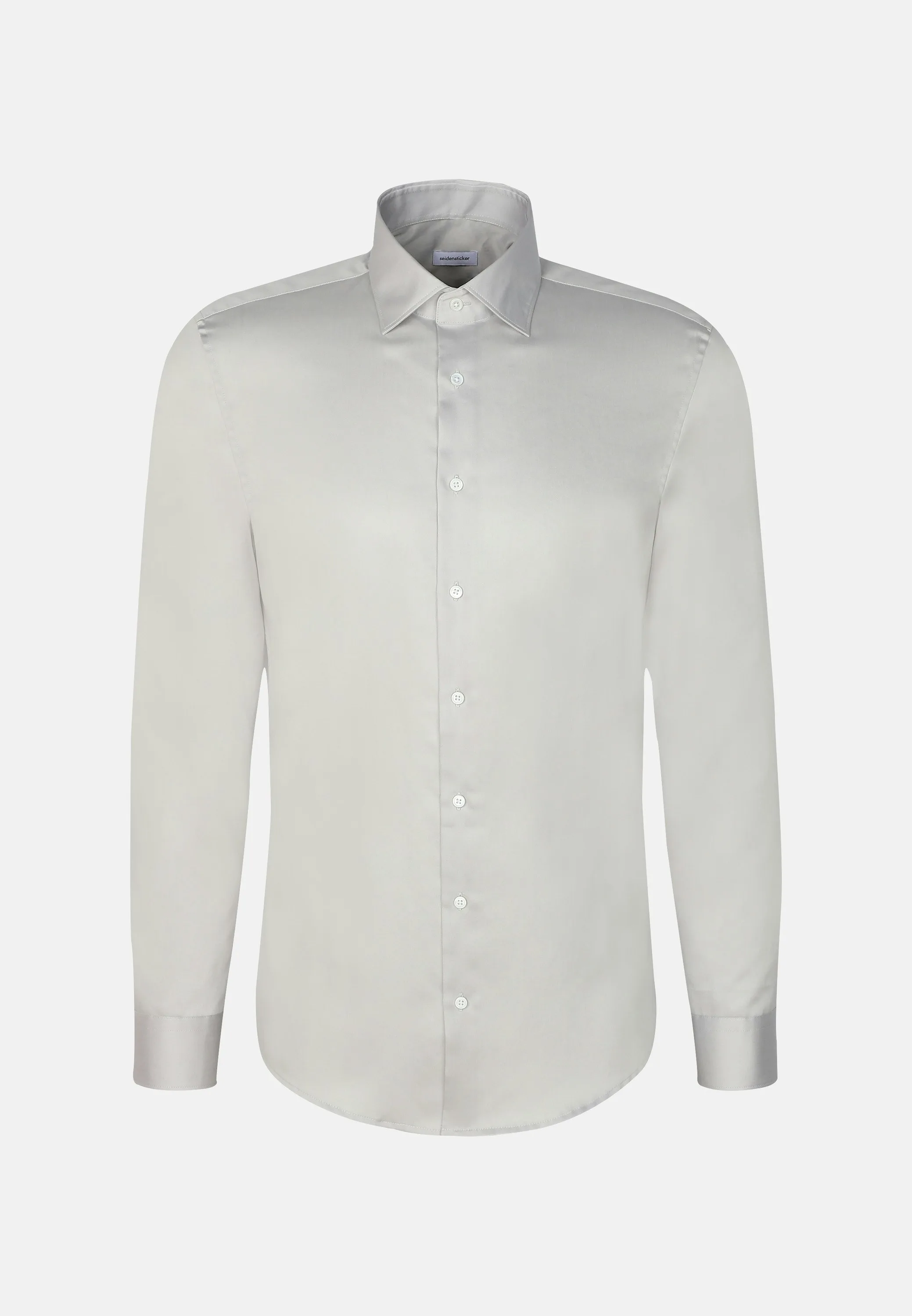 Slim Business Hemd Uni Grau 38 - Seidensticker.com - FashionsVida