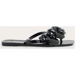 Sandalias tipo flip flop flor