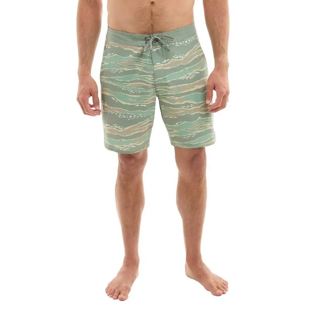 Ledge Wahoo Camo Swimming Shorts Mangrove 36 Men - PELAGIC - FashionsVida