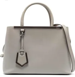 Fendi Grey 2jours Tote Bag