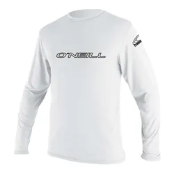 Rash Guard Manches Longues Basic Skins Rash Tee White M