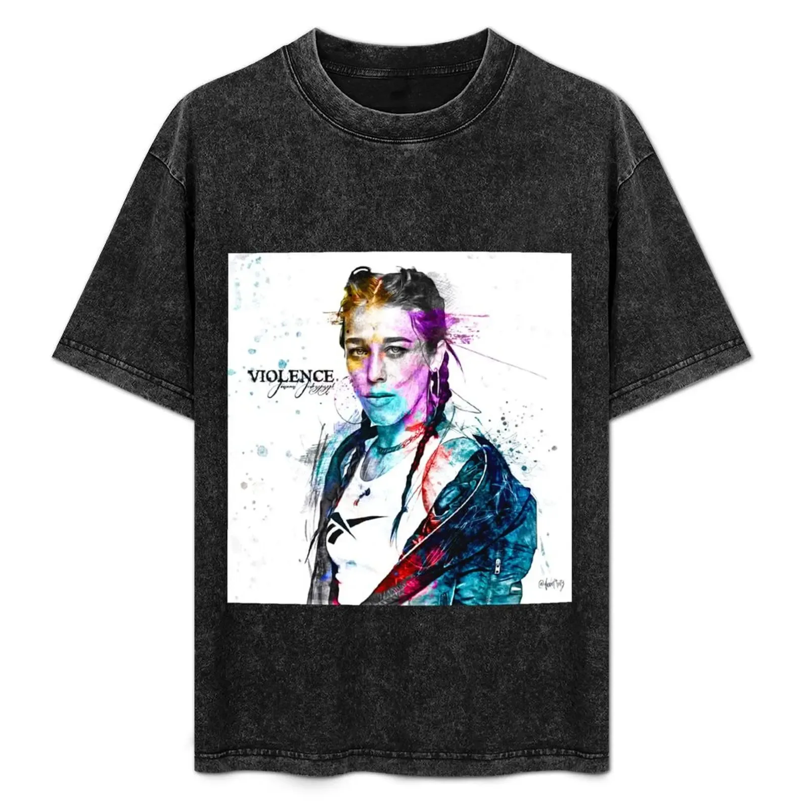 Joanna Jedrzejczyk T-Shirt Basic Solid Color Short Sleeve T-Shirt - Aliexpress - FashionsVida