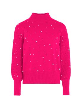 Nascita Jersey rosa / blanco perla