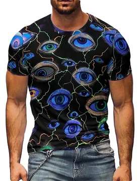 T-Shirt Designer's New Cyberpunk Men's 3D Printed Short-Sleeve T-Shirt - Couples' Outfit Top - Aliexpress - FashionsVida