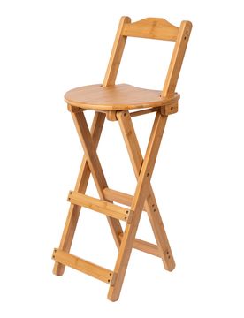 Bambus Barhocker klappbar braun