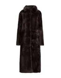 Shearling- & Kunstfell Damen Dunkelbraun 34,36,38 Damen