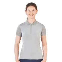 Damen Poloshirt DARLENE TECH grau XL