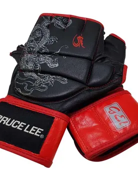 Gants De Grappling Bruce Lee Dragon Black / Red M