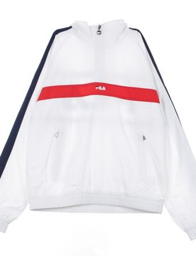 Giacca a Vento Inbile Uomo Jona Bright White/black Iris/true Red