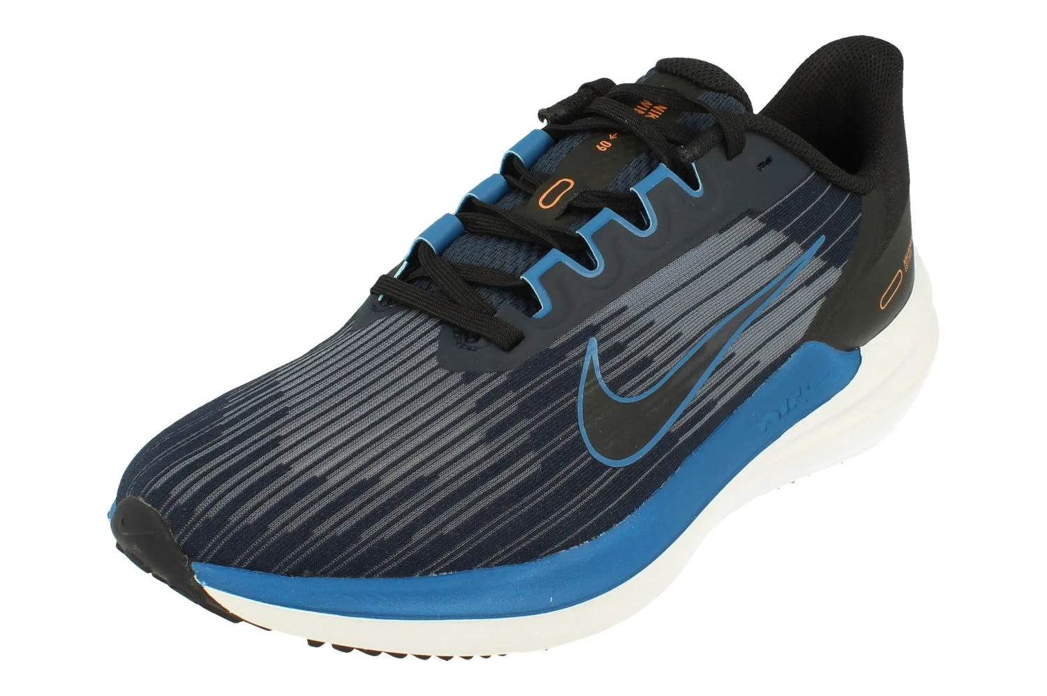 Air Winflo 9 Mens Blue Trainers - Size Uk 6 - Nike - FashionsVida