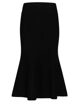 Midi-Rock Damen Schwarz L,S Damen - TWINSET - FashionsVida