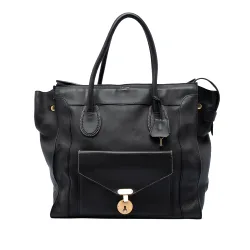 Leather Envelope Luggage Tote