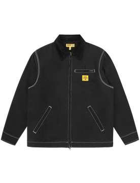 Canvas Lined Work Jacket - Black