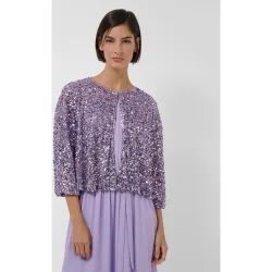 Chaqueta de mujer corta abullonada