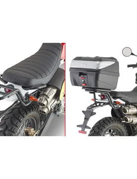 Attacco posteriore per bauletto MONOLOCK nero lucido SR taglia un - GIVI - FashionsVida