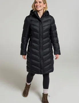 Alexa Womens Padded Jacket - Black - Black - Size: 20 - Mountain Warehouse - FashionsVida