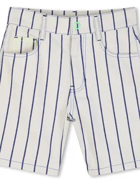 Pantaloni Corti U21722 White / Blue 10 Anni