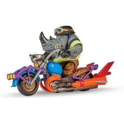 Vehículo Cycle con Rocksteady Tortugas Ninja