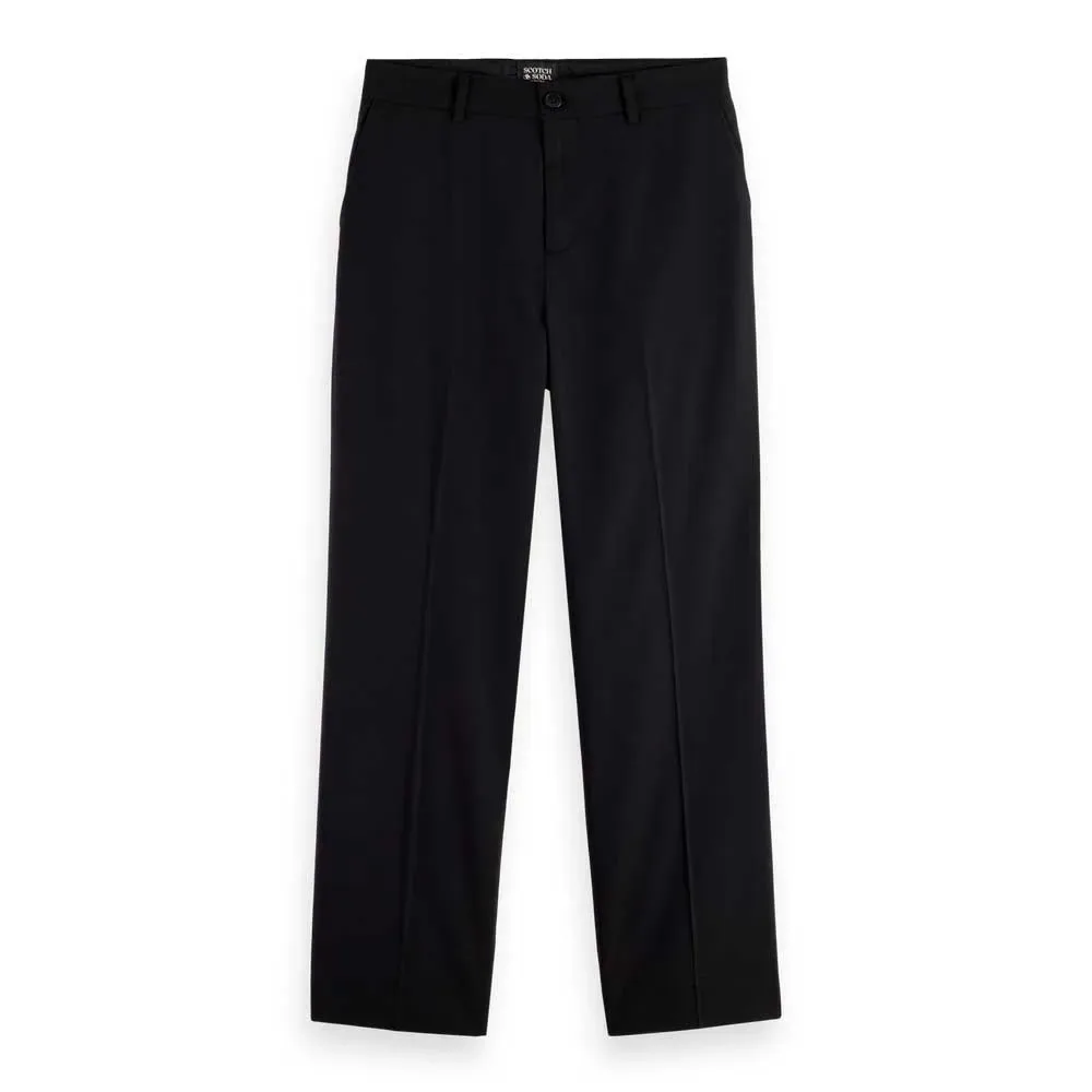 Pantaloni Chino 178381 Black 30 - Scotch & Soda - FashionsVida