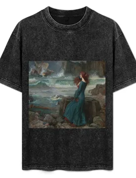 John William Waterhouse -Miranda The Tempest,No,02. T-Shirt Casual Breathable Short Sleeve Top - Aliexpress - FashionsVida