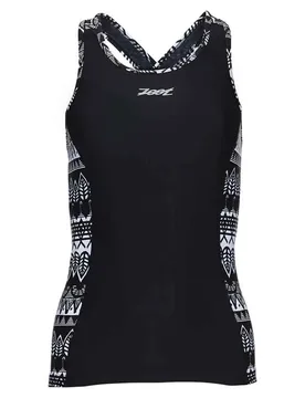 Maglia Da Triathlon Senza Maniche Performance Crossback Surf Grafitti - Zoot - FashionsVida