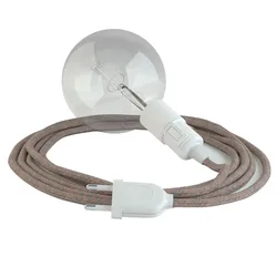 Cables Suspension Luminaire Rd61 Lozenge 3 M Ancient Pink / White One Size