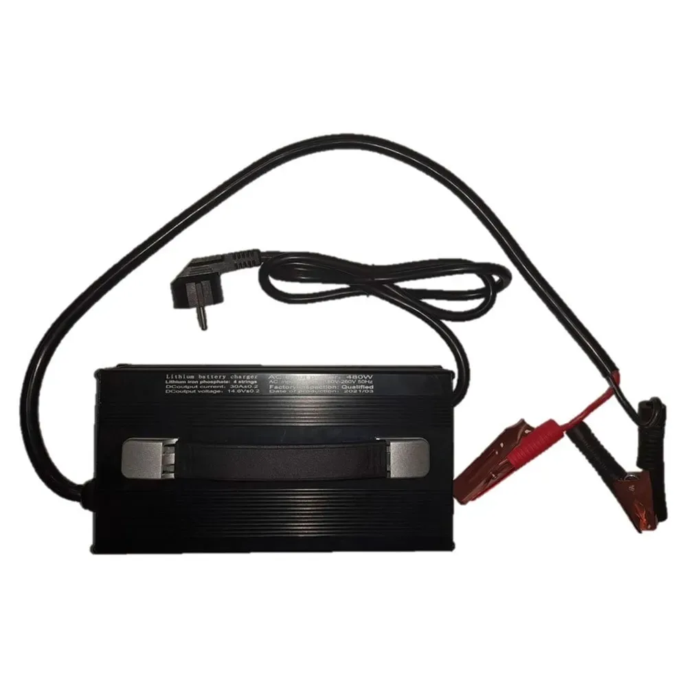 Lifepo4 Charger 10a Black One Size unisex - Zasdar - FashionsVida