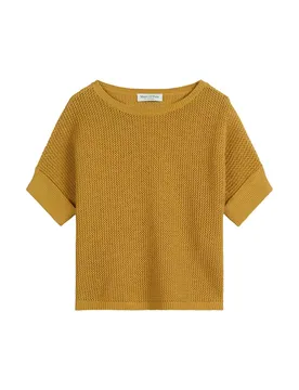 Knit Pullovers Shortsleeve female