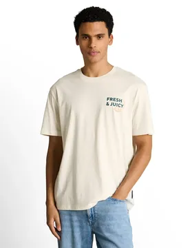 Relaxed printed t-shirt male