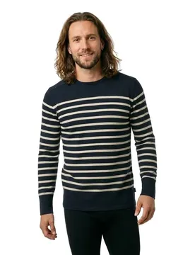T-shirt à Manches Longues Luka Sr Navy / Ecru M