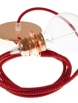 Cables Lampe Suspendue Pendel Pour Abat-jour Rt94 3d Diy 2 M Red Devil / Copper One Size - Creative - FashionsVida