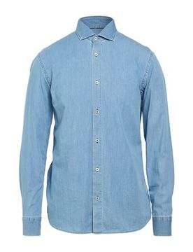 Camisa vaquera Hombre Azul marino 48 Hombre