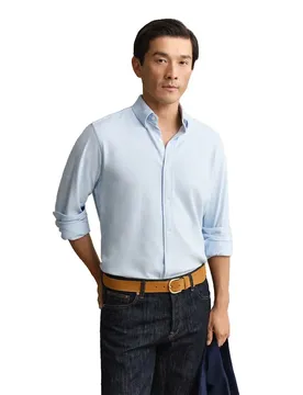 Chemise à Manches Longues 3250271 Regular Fit Capri Blue 2XL