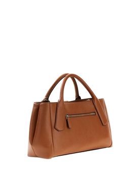 Sac à main avec charms effet cuir