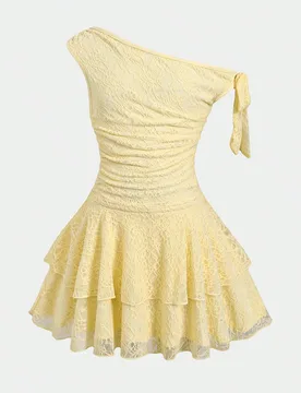Vestido de tirantes finos para niña preadolescente, estilo casual de vacaciones y calle, primavera/verano, tejido jacquard texturizado, color liso, c - Shein - FashionsVida