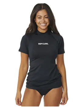 Rash Guard Manches Courtes Classic Surf Upf Black L