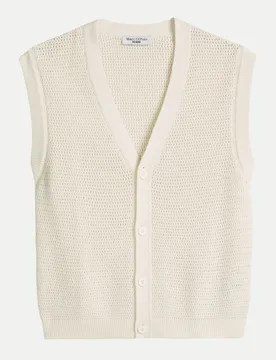 Marc O' Polo Pullunder Cardigan Weiß L - Marc O'Polo - FashionsVida