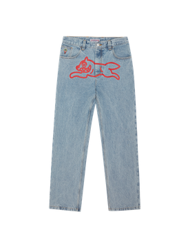 Running Dog Double Scoop Denim Pant - Light Wash