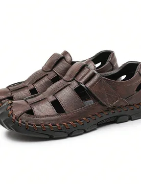 Nuevas Sandalias Romanas Informales De Los Hombres De Verano Transpirables De Estilo Coreano Ropa A La Moda Para Playa - Shein - FashionsVida