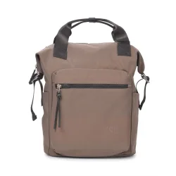 Mochila de mujer multiposición Wide grande color taupe