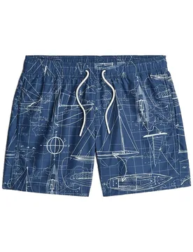 Short De Bain Dirik Rank Blue Boat Blue XL - G-Star - FashionsVida
