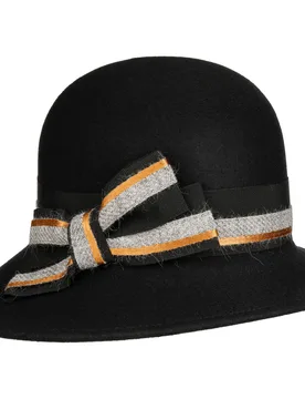 Boneta Wool Cloche Hat by - black - Damen - Size: One Size - bedacht - FashionsVida