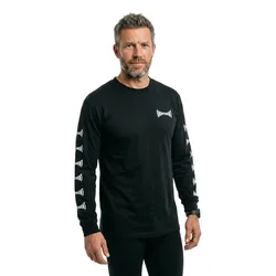 T-shirt à Manches Longues Span Black M